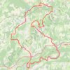 Les Châteaux - Doubs GPS track, route, trail