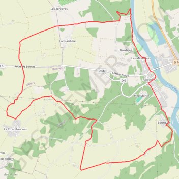 Le maréchal rêvant - Bonnes en Vienne Moulières GPS track, route, trail