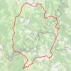 Boucle VTT depuis Montagnac (Lozère) GPS track, route, trail