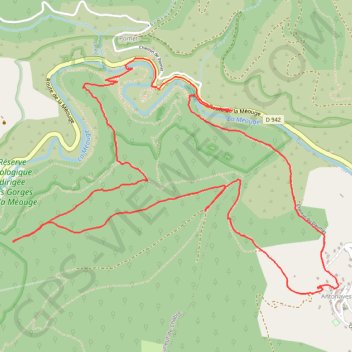 La Méouge par Antonaves GPS track, route, trail