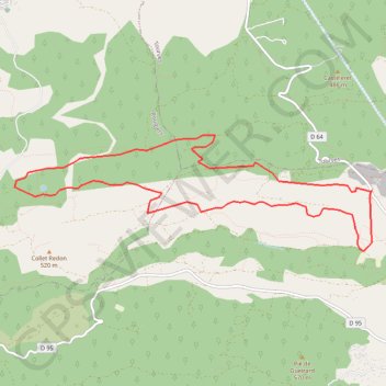 Le grand Godin GPS track, route, trail