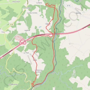 Les Gorges du Chavanon - Merlines - Pays de Haute Corrèze GPS track, route, trail
