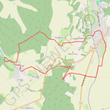 Nièvre - Varzy (58210) - Oudan GPS track, route, trail