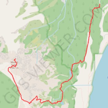 Mount Tallac GPS track, route, trail