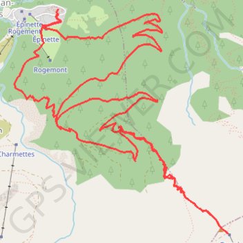 Le Grand Truc GPS track, route, trail