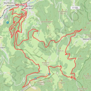 La Breitenbike GPS track, route, trail