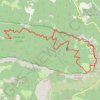 Les Trois Becs - Saou GPS track, route, trail