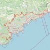 GR 51 - De Menton au Col de Testanier (Alpes Maritimes, Var) GPS track, route, trail