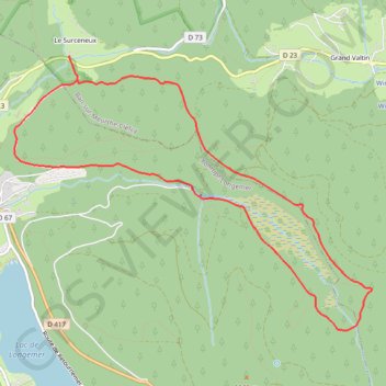 La vallée de Belbriette - Ban-sur-Meurthe-Clefcy GPS track, route, trail