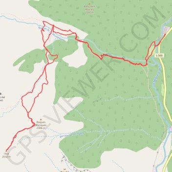 Pic de l'Äut GPS track, route, trail
