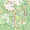 Tour du Chassezac (Lozère) GPS track, route, trail