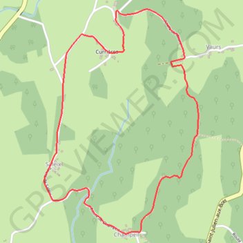 Le Puy Bouret - Saint-Cirgues-la-Loutre 5km GPS track, route, trail