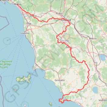 Tuscany-Trail-2019 GPS track, route, trail