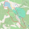 Balade autour du lac de mormoiron in) GPS track, route, trail