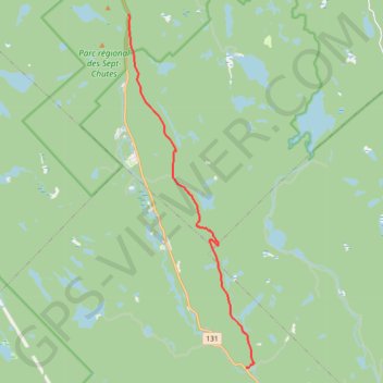 Sentier National : Sentier de la Matawinie GPS track, route, trail