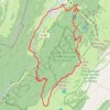 Lélex Mont Jura 16Km GPS track, route, trail