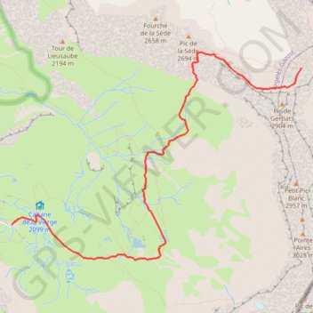 Col de la Gela GPS track, route, trail