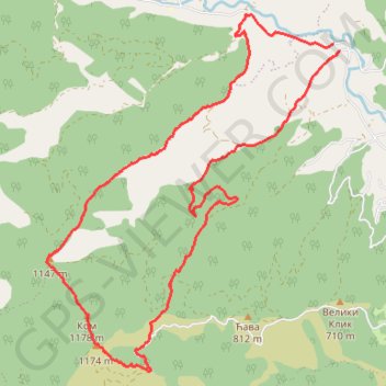 Trasa GPS track, route, trail