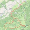 Longevilles-Mont d'or dans le Jura GPS track, route, trail
