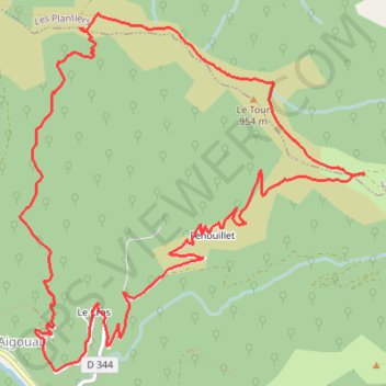 LA ROUTE DES CHARS GPS track, route, trail