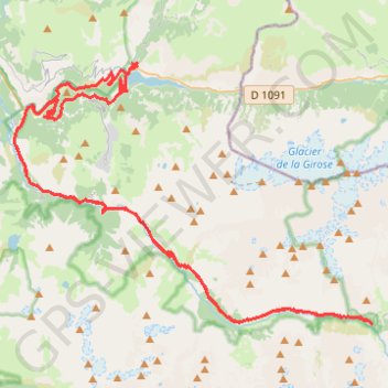 La Bérarde GPS track, route, trail
