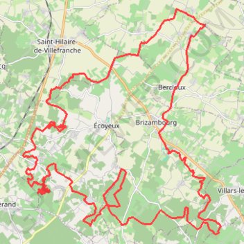 Chez Audebert 55 kms GPS track, route, trail