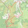 Bidarrai Aunamendi ibilaldi neurtua GPS track, route, trail