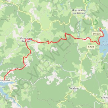MORVAN jour 2 GPS track, route, trail