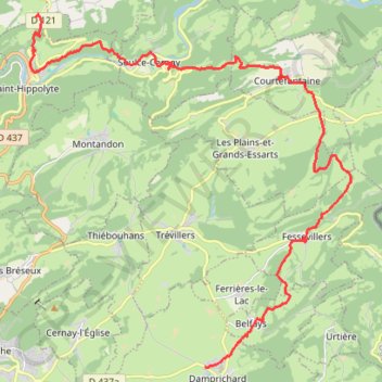 Randonnée du 29/06/2021 à 08:52 GPS track, route, trail