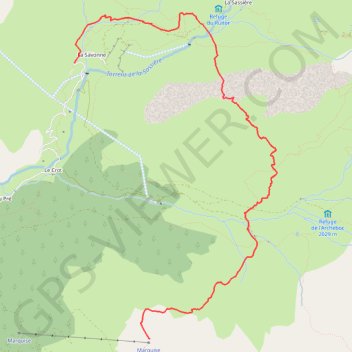 Arête de Montseti GPS track, route, trail