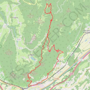 Col de la Buffaz GPS track, route, trail