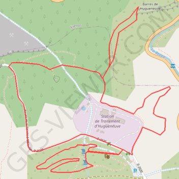 Hugueneuve GPS track, route, trail