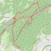 Forêt de Chailluz - Dame Blanche GPS track, route, trail