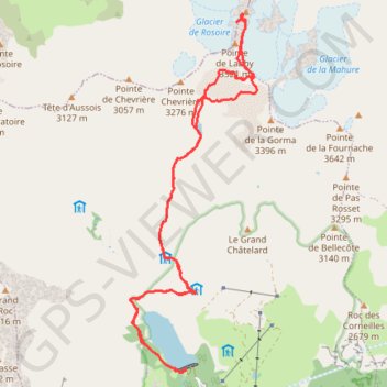 Haute Maurienne - Pointe de Labby GPS track, route, trail