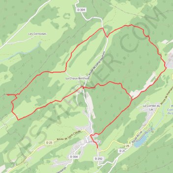 Tresberruy - Lamoura GPS track, route, trail