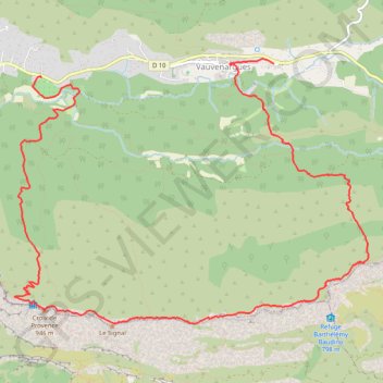 Crête de Sainte Victoire GPS track, route, trail