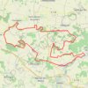Bagnizeau 44 kms GPS track, route, trail