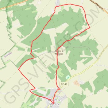 Puiselet-le-Marais GPS track, route, trail