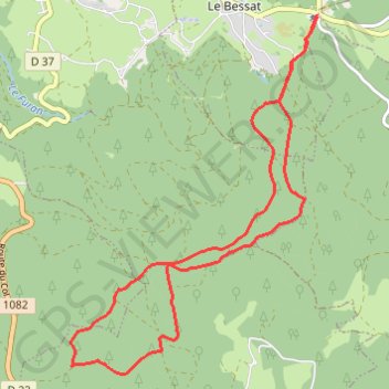 Bessat GPS track, route, trail