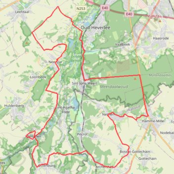 National 46km Boucle Sud GPS track, route, trail
