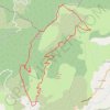 Le Fourchat GPS track, route, trail
