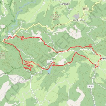Le Rampaillou GPS track, route, trail