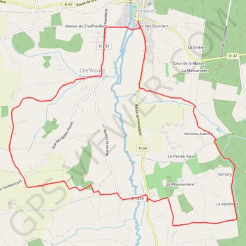 De Fervaques à Cheffreville-Tonnencourt GPS track, route, trail