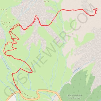 Mandette-Clot Julien (Cerces) GPS track, route, trail