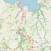 Tour du Trégor morlaisien GR380 - GR34D: Plouégat Moysan - Locquirec GPS track, route, trail