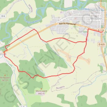 Rando3 GPS track, route, trail