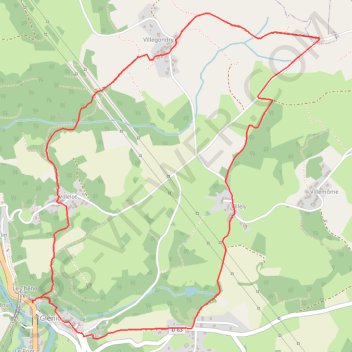 De villas en villas - Glénic GPS track, route, trail