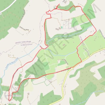 Les Monceaux GPS track, route, trail