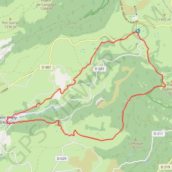 Aubrac - Saint-Chély-d'Aubrac GPS track, route, trail