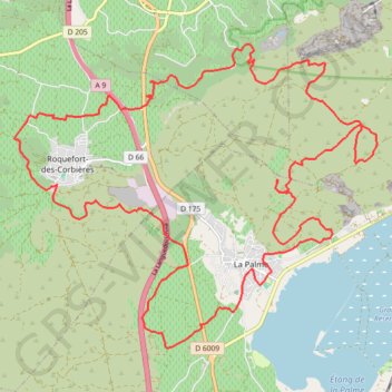 Boucle Vtt Lapalme GPS track, route, trail